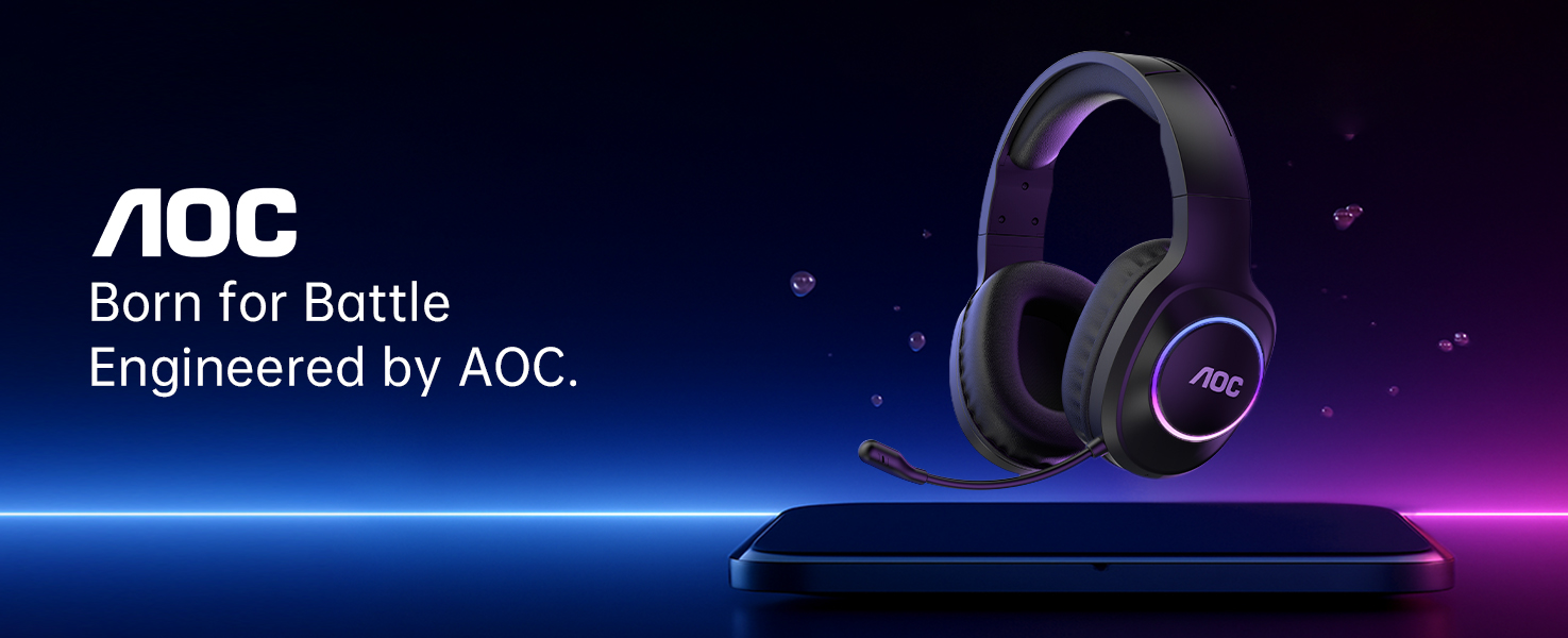 ACG 2502 Wireless Gaming Headset Compatible with PS5/4, Nintendo Switch, PC