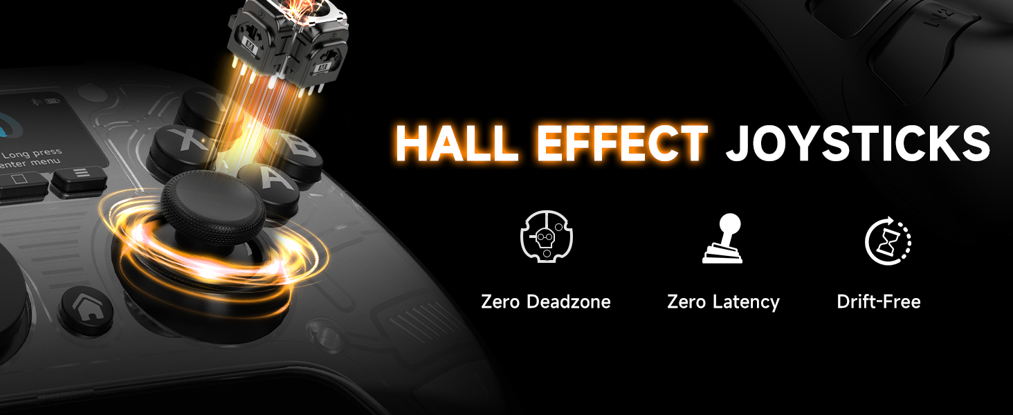 AOC GC310 PC Controller — Interactive Screen Wireless Controller Compatible with Switch/Switch 2/iOS/Android,PC