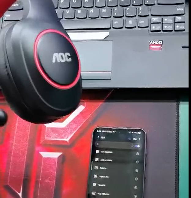 AOC ACG 2502 Headest bluetooth connection